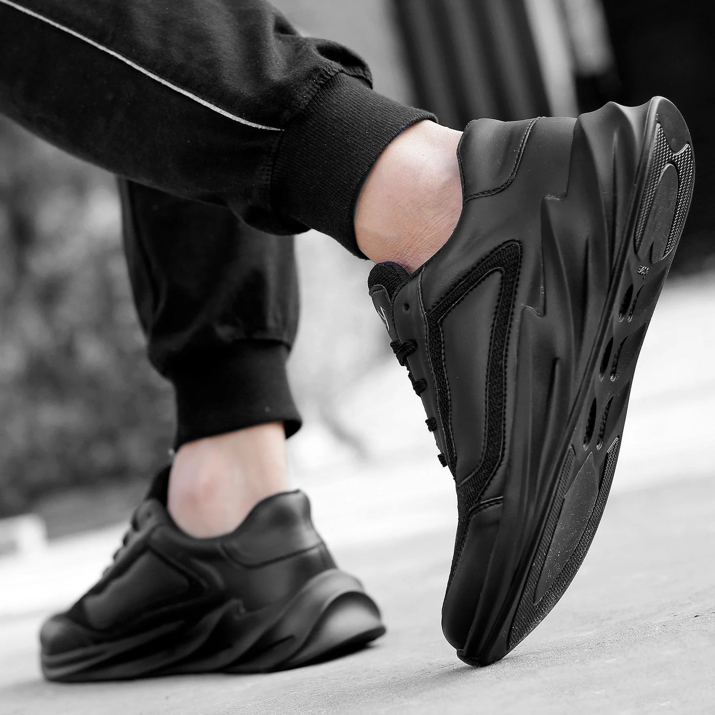Apex Premium Lace-Up Sneakers